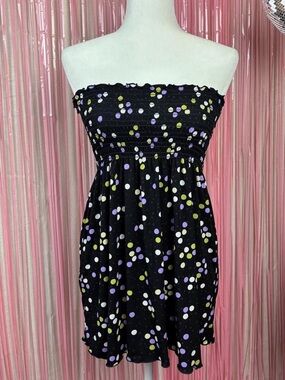 Vintage Y2K A.Byer Polka Dot Tube top! M